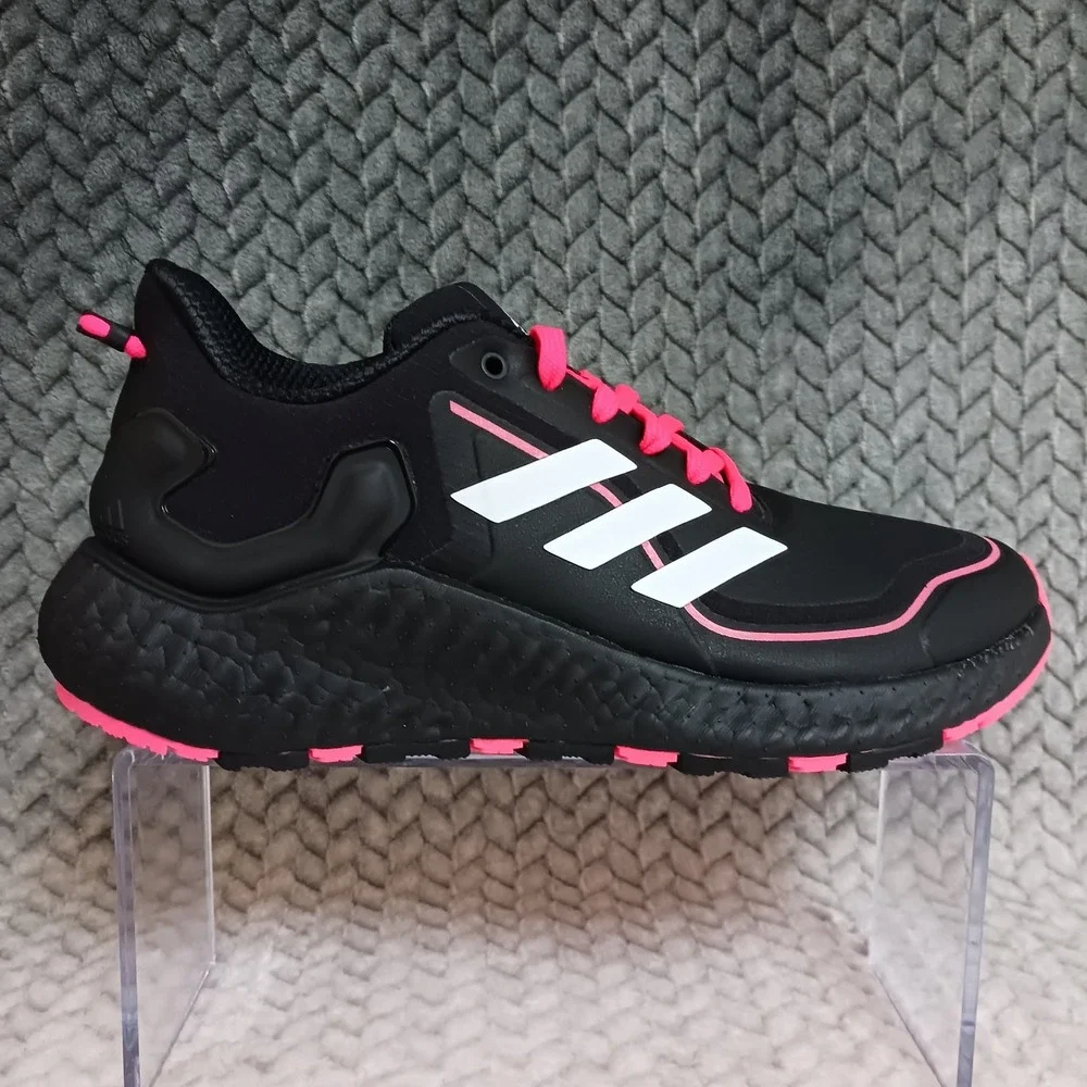 Adidas Climawarm LTD Men's Walking Running Sneakers Shoes Black Pink Size 6